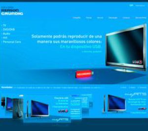 Grundig activa su nueva web corporativa