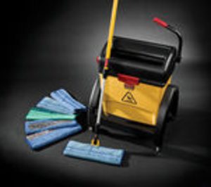 Rubbermaid Commercial Products lanza un sistema con filtro de agua para suelos