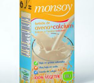 La gama de bebidas vegetales ecológicas ‘Monsoy’ crece con ‘Avena Biocalcium’