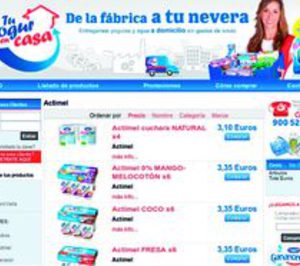 tuyogurencasa.com testea la venta directa de productos de Danone