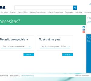 Vithas lanza una web centrada en el paciente