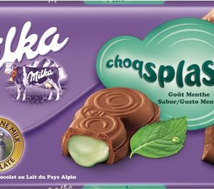 Milka sorprende con Choqsplash