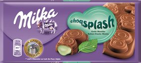 Milka sorprende con Choqsplash