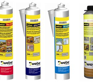 Weber lanza una nueva gama para sellado y pegado
