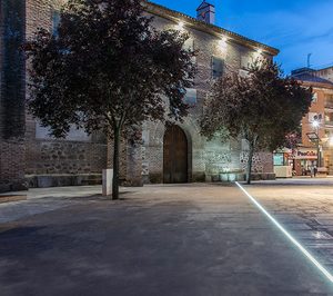 MCI dibuja con luz la Plaza de San Andrés en Talavera de la Reina