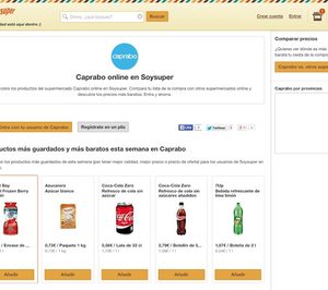 Soysuper incorpora el supermercado online Caprabo
