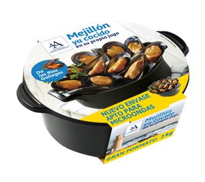 Aguinaga inicia la exportación a Europa de sus mejillones