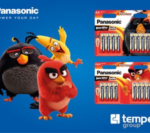 Pilas Panasonic ficha a los Angry Birds