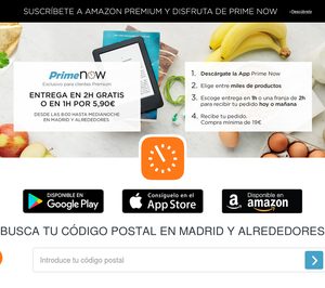 Amazon abre en  Madrid un almacén con el que entra en la distribución de frescos