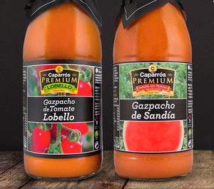 Caparrós Nature potencia su línea Premium con gazpacho de sandía