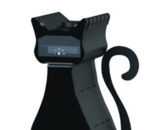 Bronpi lanza  estufa de leña con forma de gato