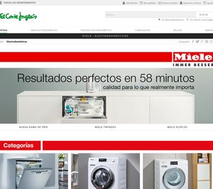 Miele lanza un nuevo espacio de marca para comprar en la web de El Corte Inglés