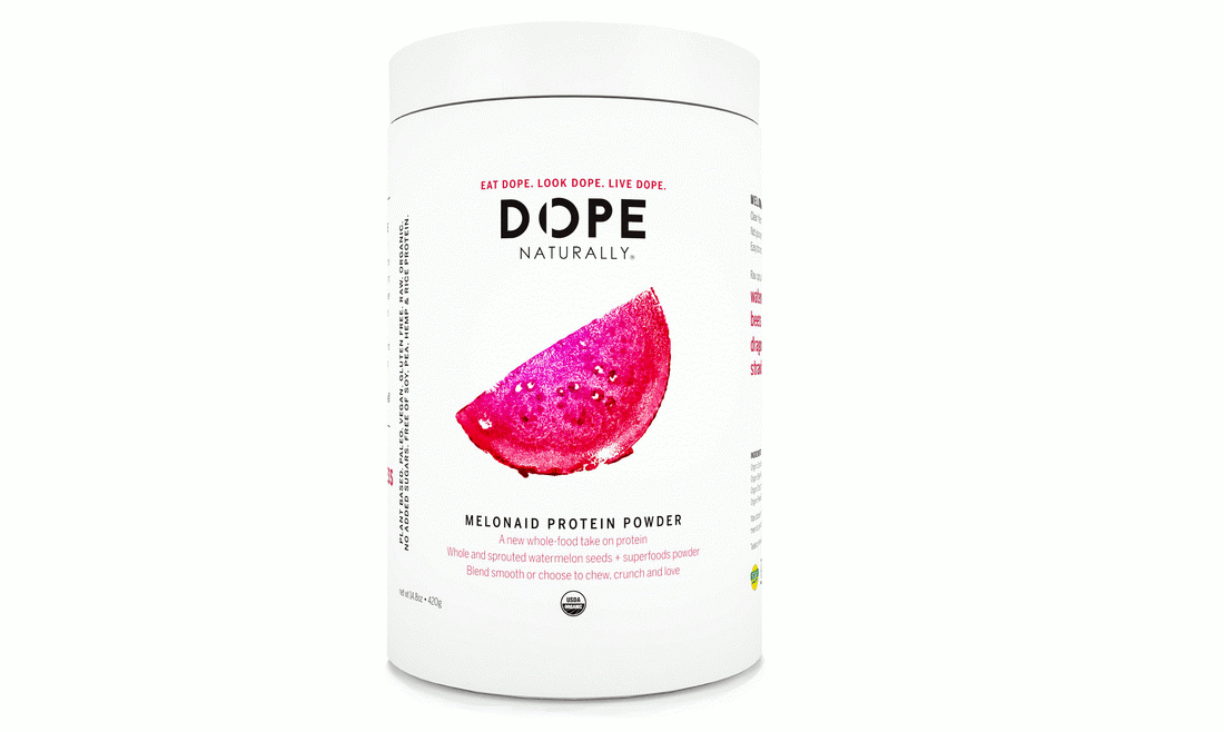 Melonaid, cuyo ingrediente principal son las semillas de sandía como fuente de proteínas.