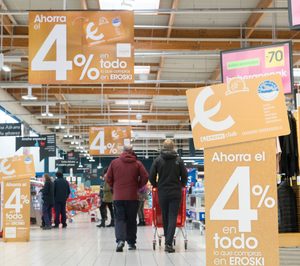 Eroski descontará un 4% en todos sus establecimientos