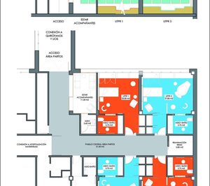 El área de maternidad del Hospital HM Puerta del Sur, de Móstoles (Madrid)