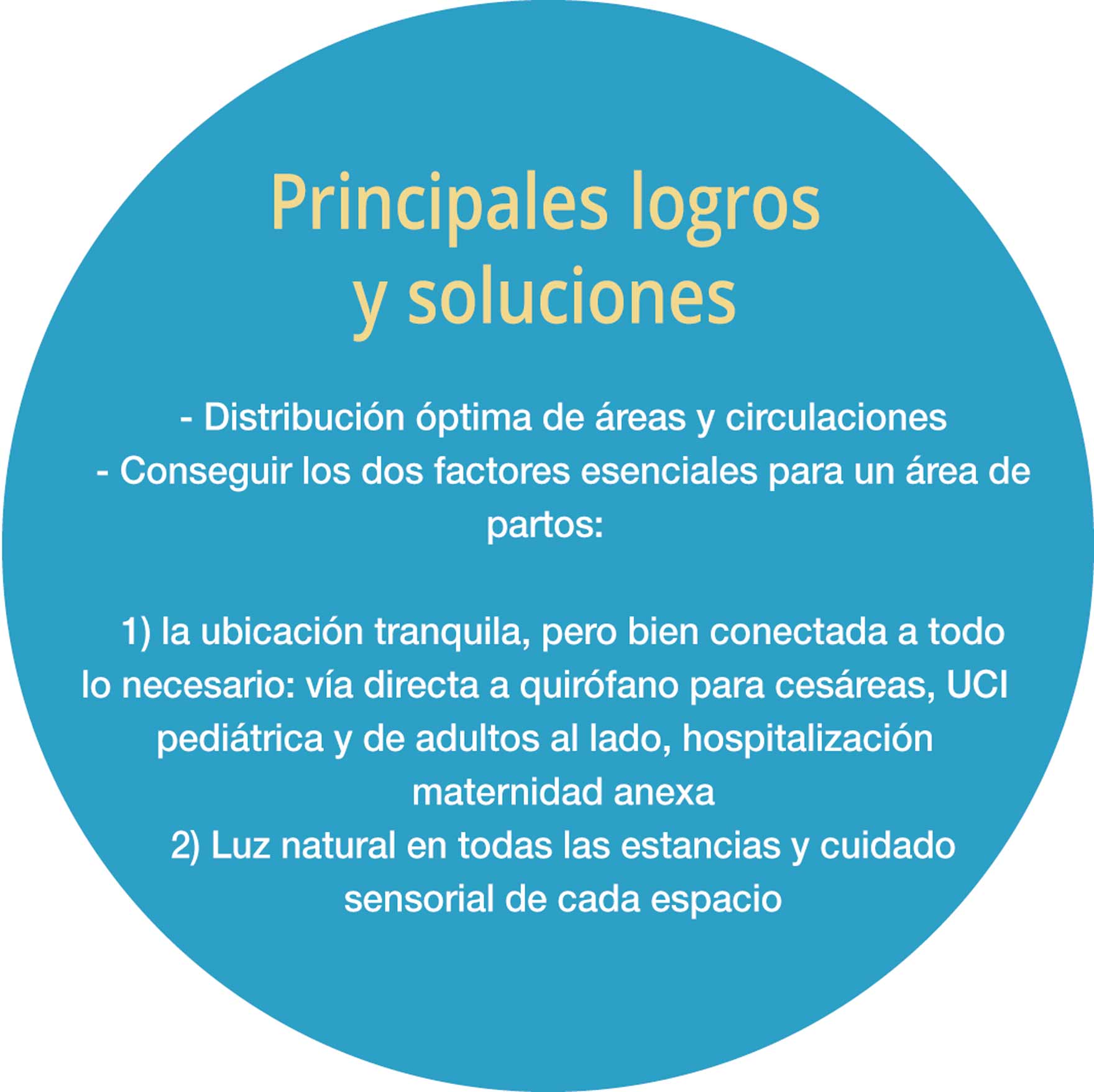 Principales logros y soluciones