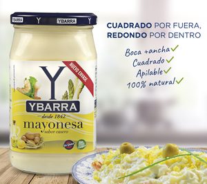 Ybarra implanta en sus salsas un innovador envase cuadrado