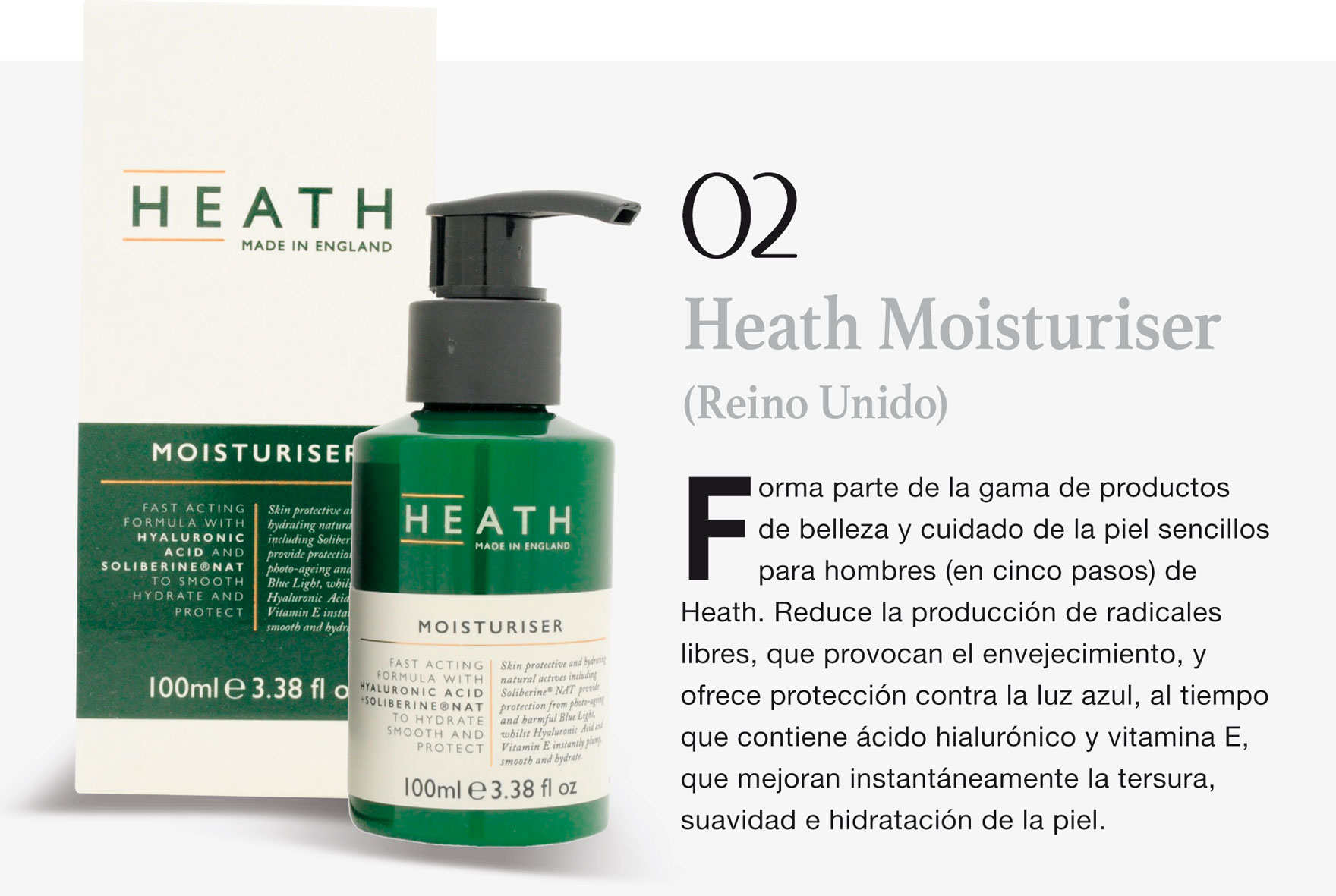 Heath Moisturiser