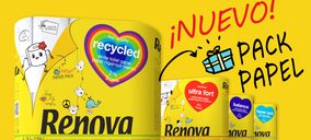 Renova presenta sus primeros higiénicos envueltos en papel