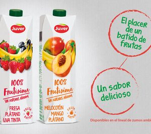 Juver innova con la gama 100% Frutísima