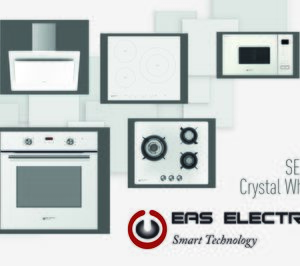 Eas Electric se centra en el diseño con sus electrodomésticos de cristal blanco