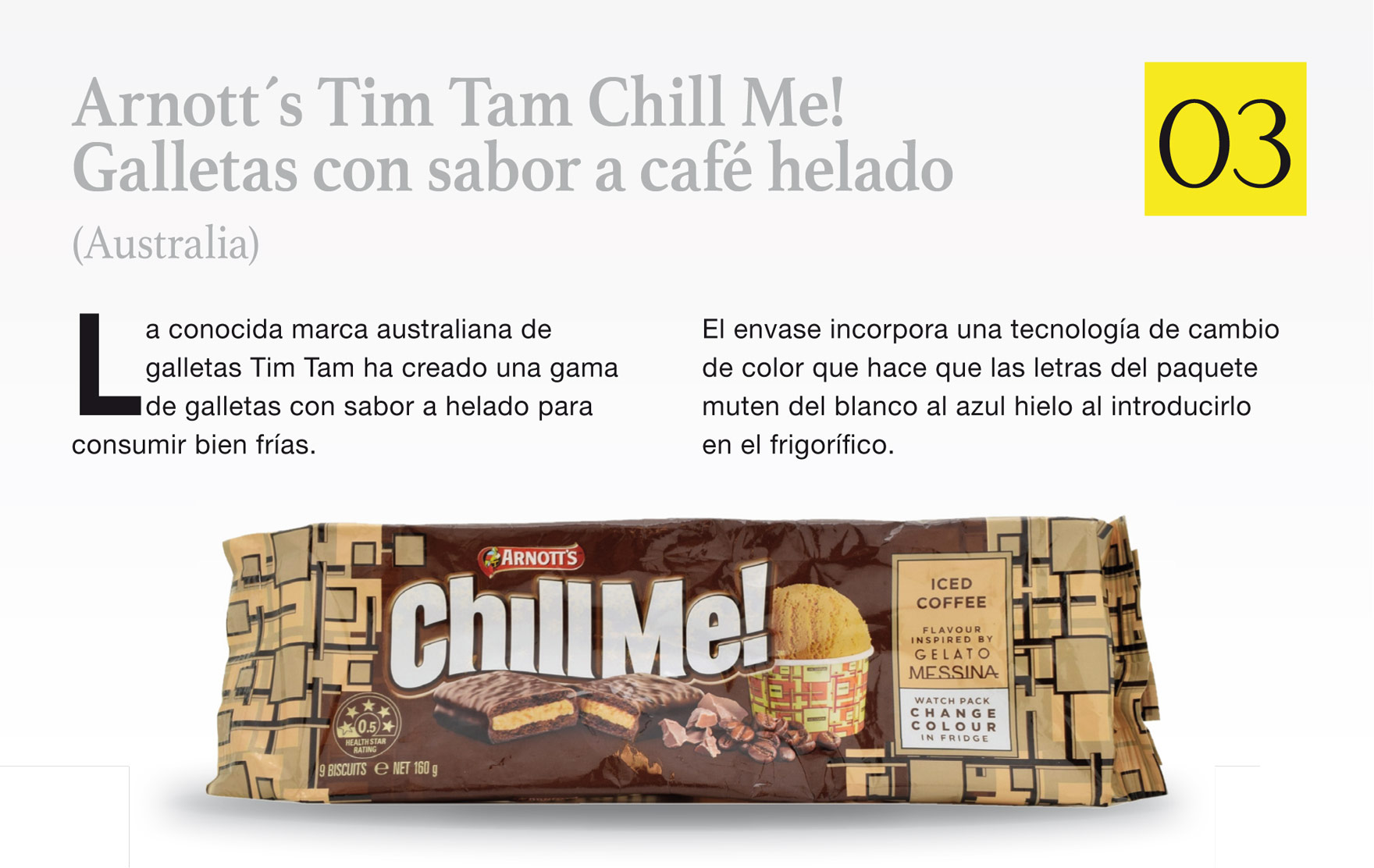 Arnott´s Tim Tam Chill Me! Galletas con sabor a café helado