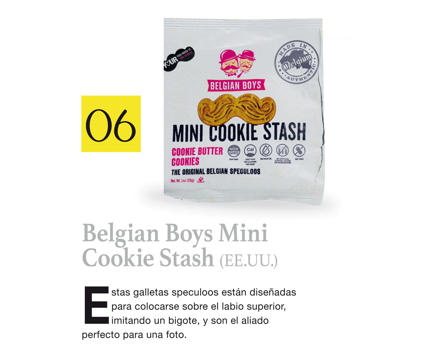 Belgian Boys Mini Cookie Stash