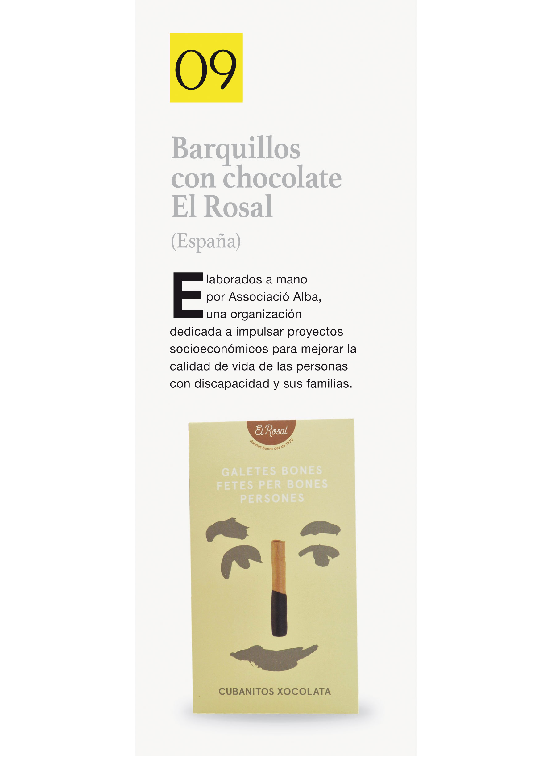 Barquillos con chocolate El Rosal