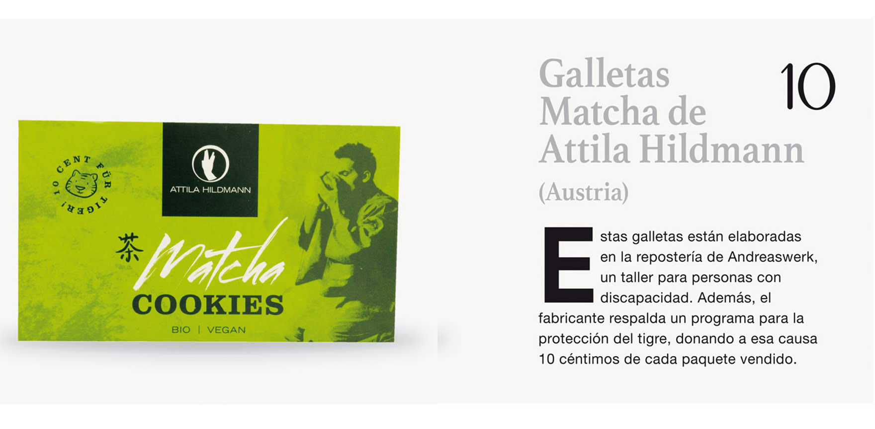 Galletas Matcha de Attila Hildmann