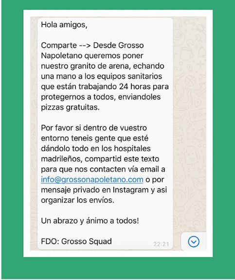 Food 4 Heroes, la iniciativa 100% altruista y solidaria de la restauración para alimentar a los sanitarios en los hospitales