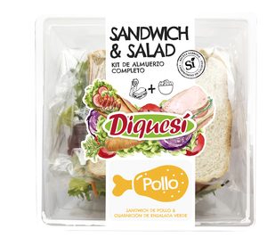 Diquesí presenta el nuevo concepto ‘Sandwich&Salad’, un kit de almuerzo completo