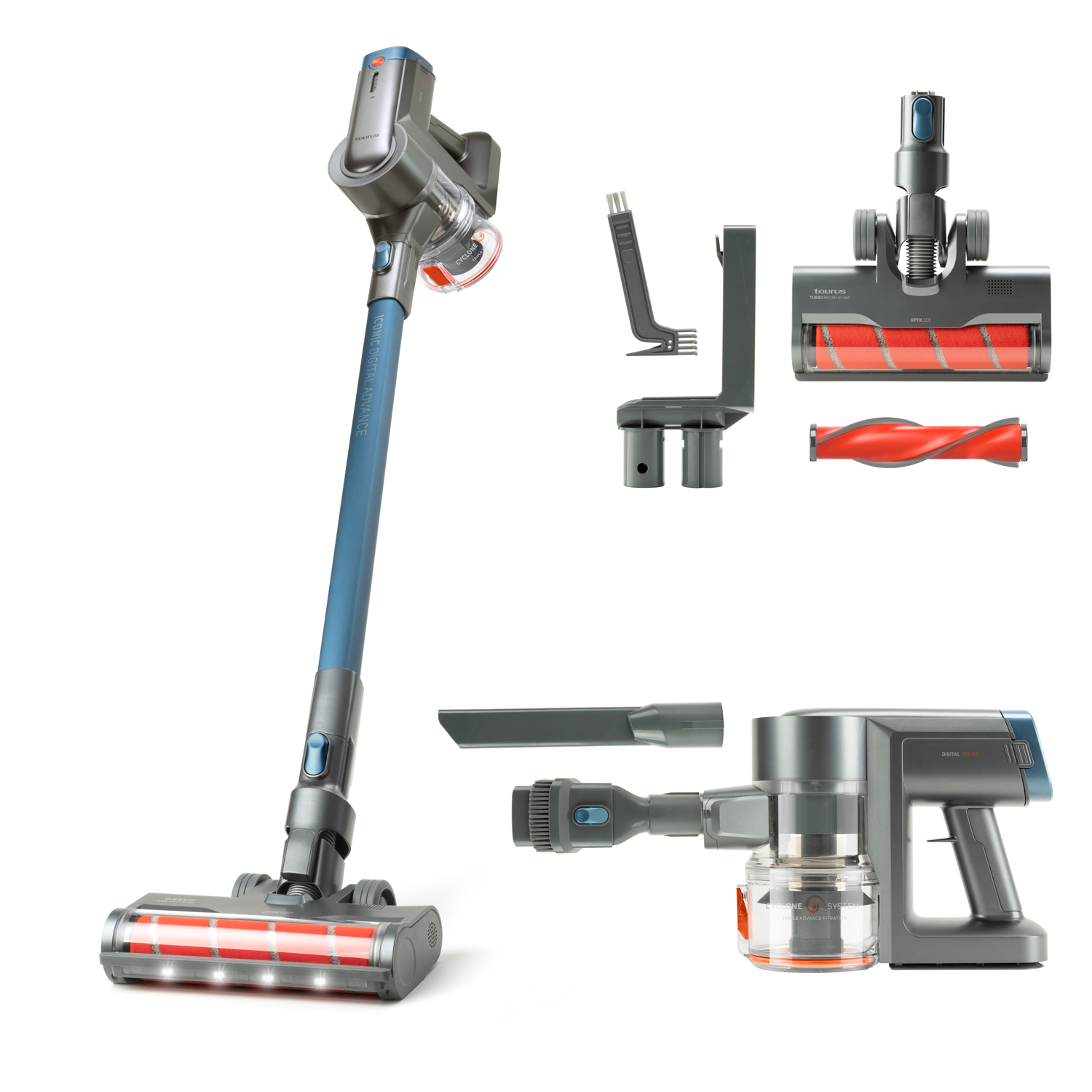 Taurus suma el aspirador escoba Iconic Digital Advance