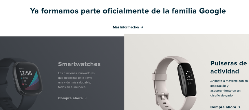 Fitbit se integra definitivamente en Google