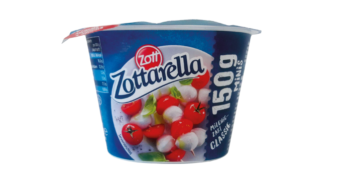 Mini queso mozzarella cremoso y tierno estilo clásico Zott Zottarella (1)