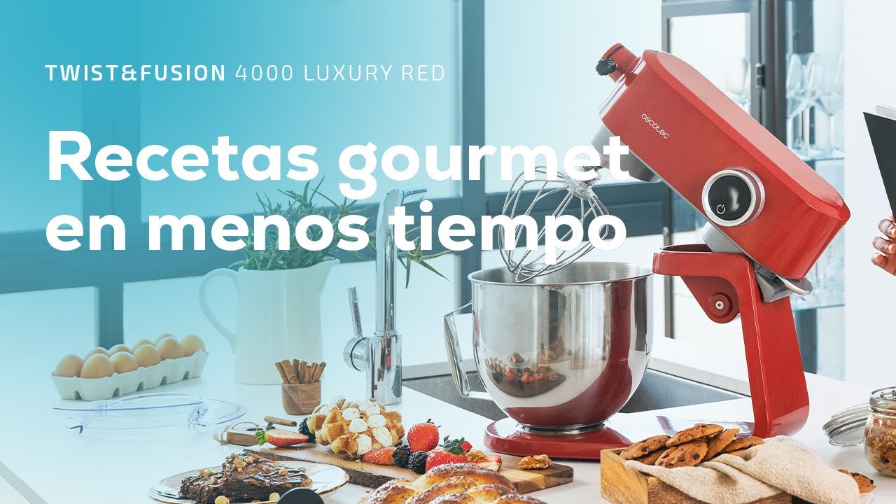 Cecotec Twist&Fusion 4000 Luxury, su top en batidora amasadora