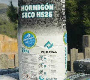 Promsa lanza hormigón seco en sacos hidrosolubles