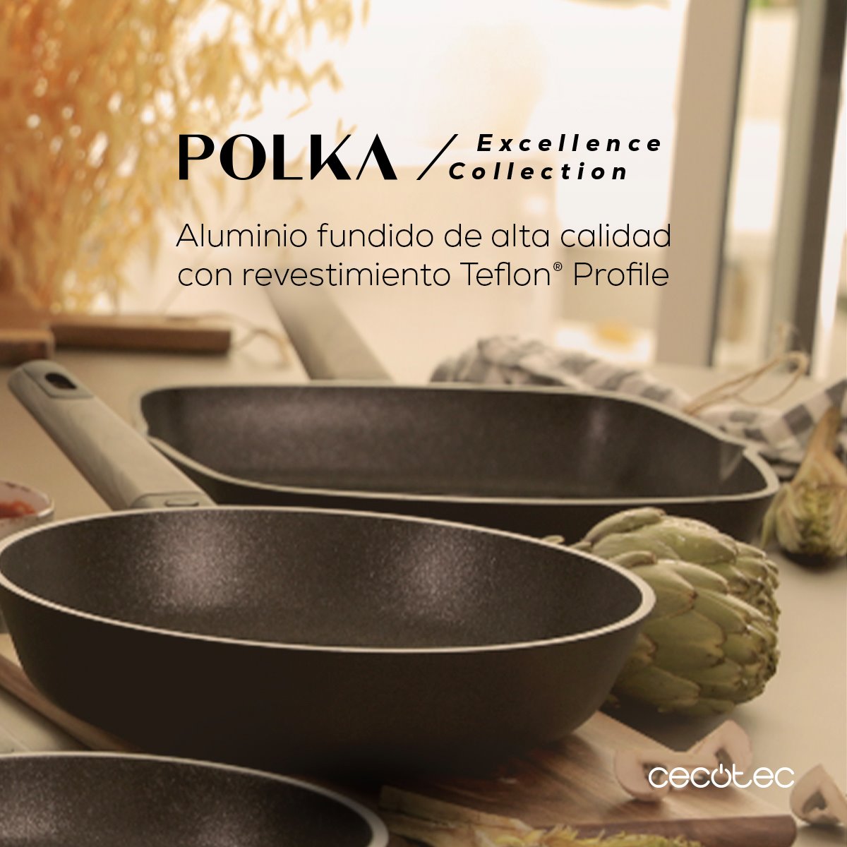 Cecotec presenta su menaje con Polka