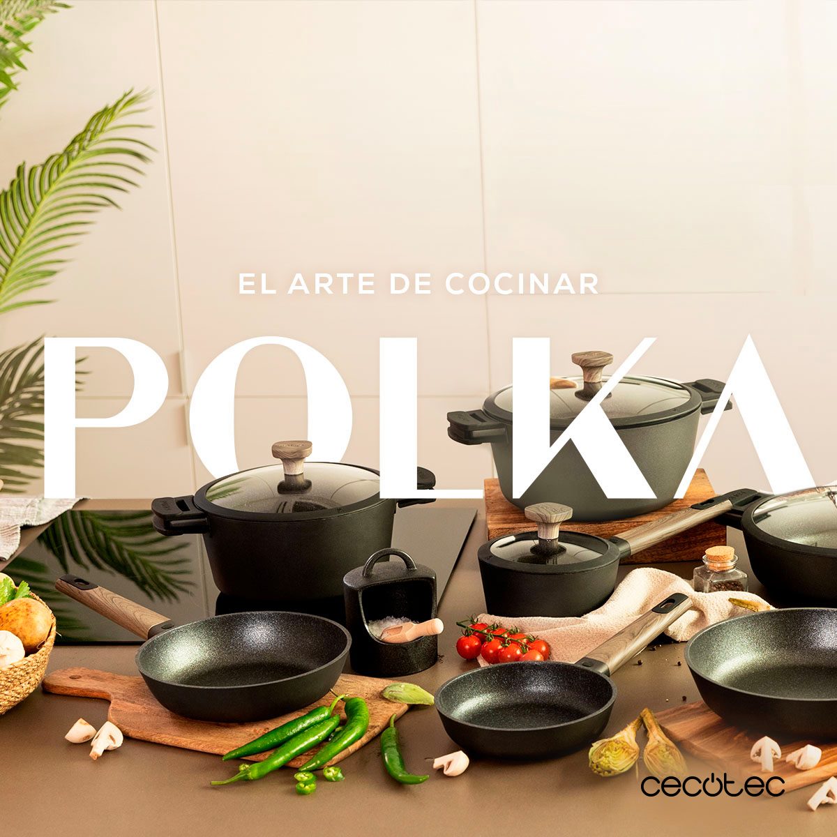 Cecotec presenta su menaje con Polka