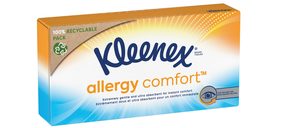 ‘Kleenex’ lanza Allergy Comfort, una gama de pañuelos dirigida a los que sufren alergias