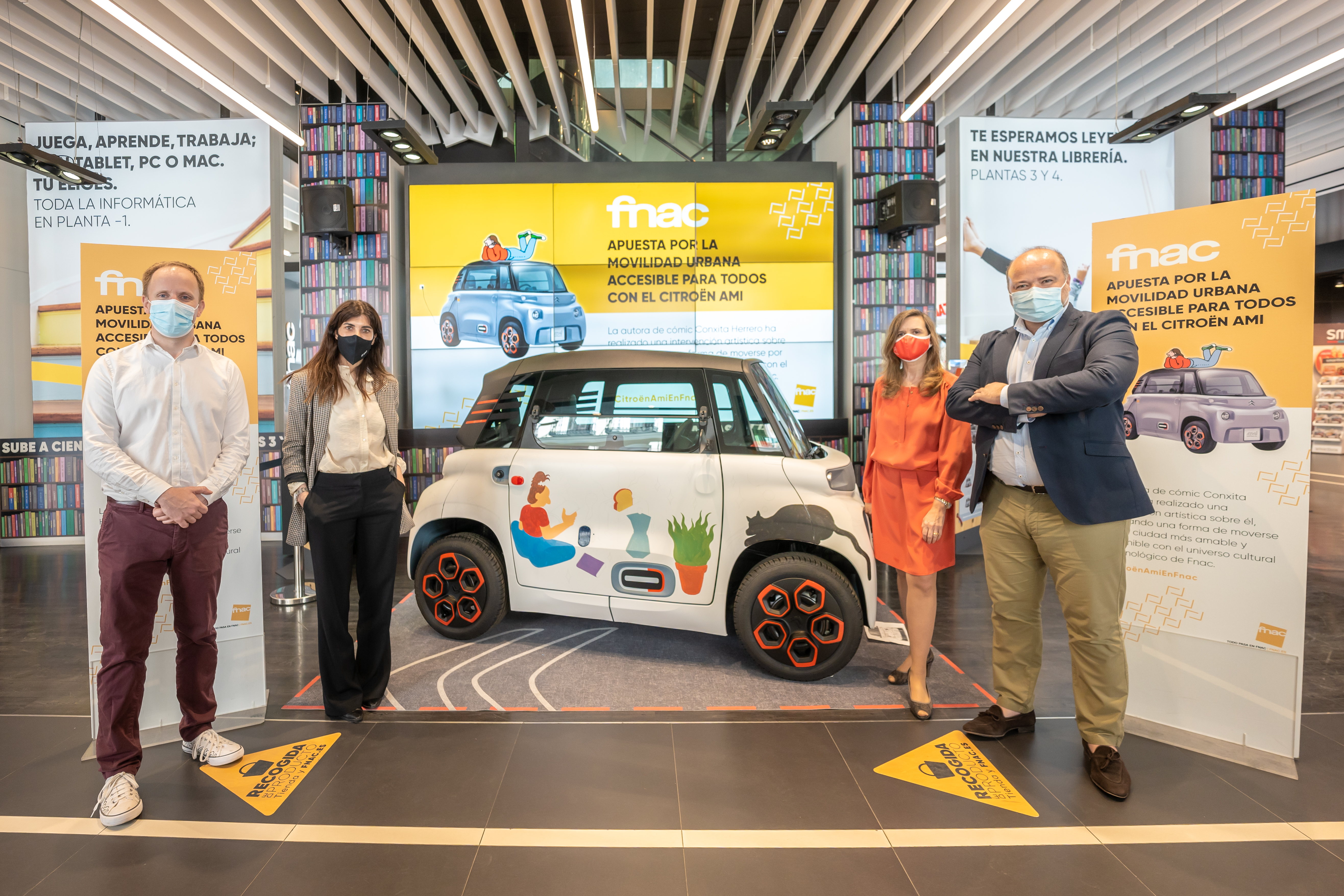 Fnac y Citroën se dan la mano para vender la solución de movilidad Ami