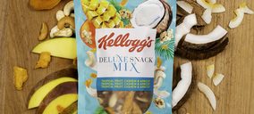 Kellogg aumenta su presencia en snacks con su primera gama de frutos secos