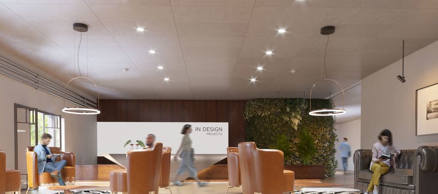 Hunter Douglas Architectural lanza su nuevo producto para techos y paredes creado con hormigón