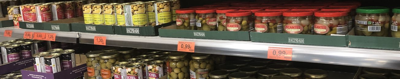 Análisis 2021 del Lineal de Aceitunas y Encurtidos