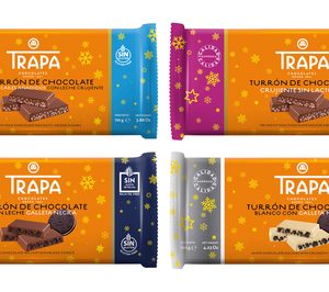 Trapa añade diferenciación al turrón de chocolate crujiente