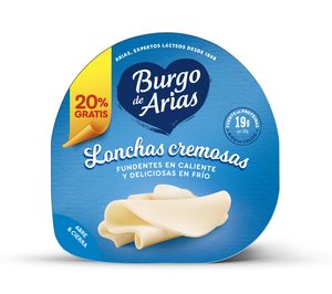 Burgo de Arias estrena formato e imagen para sus lonchas cremosas