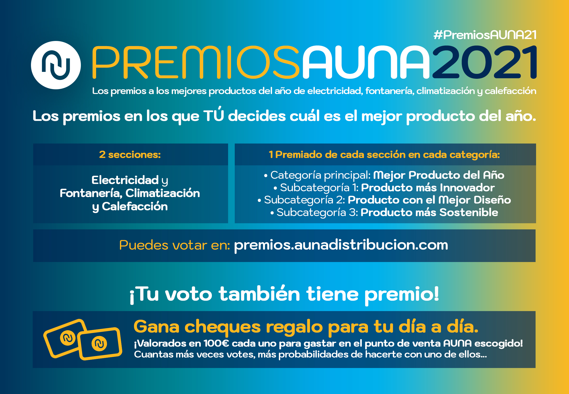Los Premios Auna 2021 ya tienen finalistas
