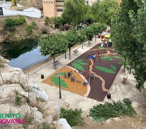 El Grupo Benito Novatilu construye parque infantil en Zaragoza