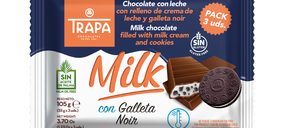 Trapa añade galleta noir a Trapa Milk