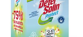 ‘Detersolín’ lleva al lineal de cuidado de la ropa su formato más sostenible