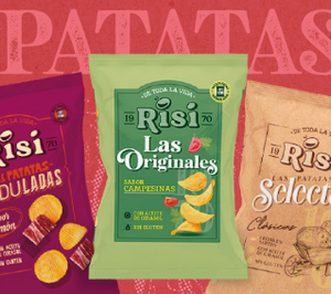 Risi relanza su gama de patatas fritas y garantiza un 70% de contenido